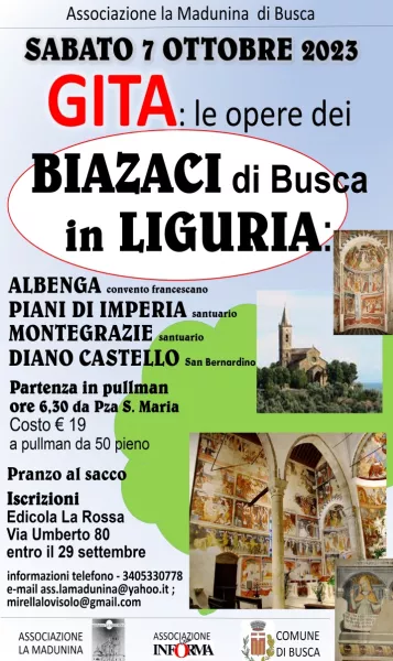 Tour in Liguria sulle tracce dei Biazaci