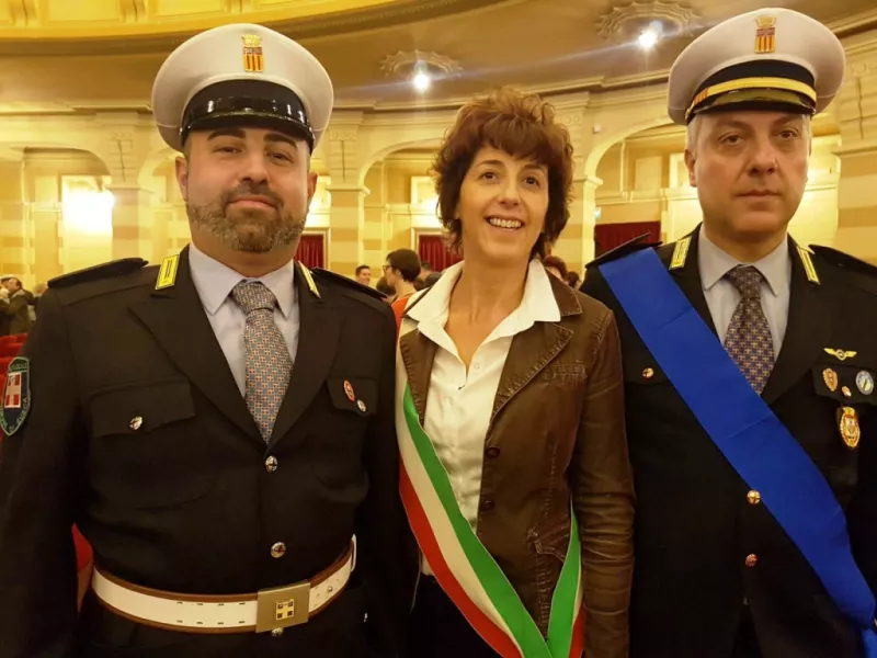 Da sinistra Matteo Rambelli, Carla Eandi, Gianluca Acchiardi