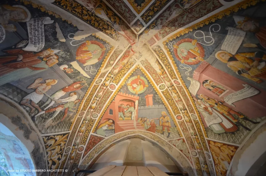 I dipinti quattrocenteschi dei Fratelli Biazaci da Busca all'interno della cappella di San Sebastiano
