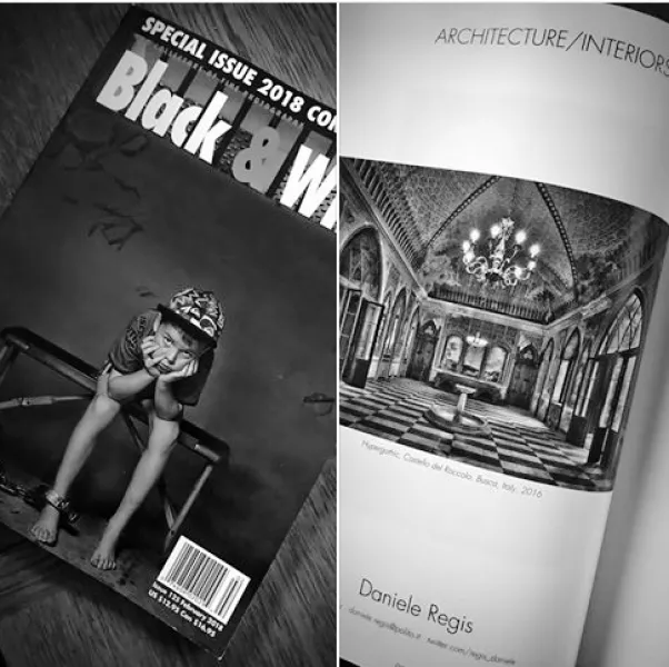 Una  fotografia del castello del Roccolo, a firma di Daniele Regis, ha vinto il concorso  Black&White Contest 2018, sezione Architecture indetto dalla prestigiosa rivista americana Black&White, su cui è stata pubblicata