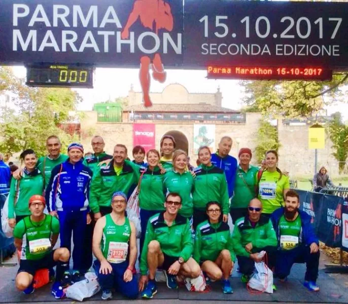 Il gruppo della Buschese alla Maratona di Parma