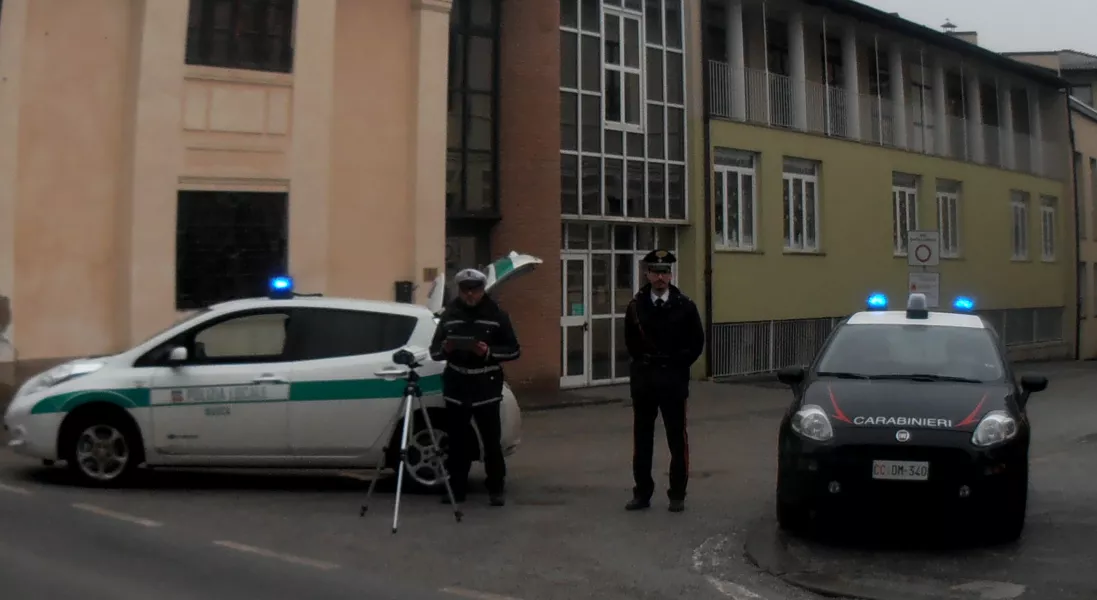 Con la Polizia Locale collaborano i Carabinieri della Stazione cittadina
