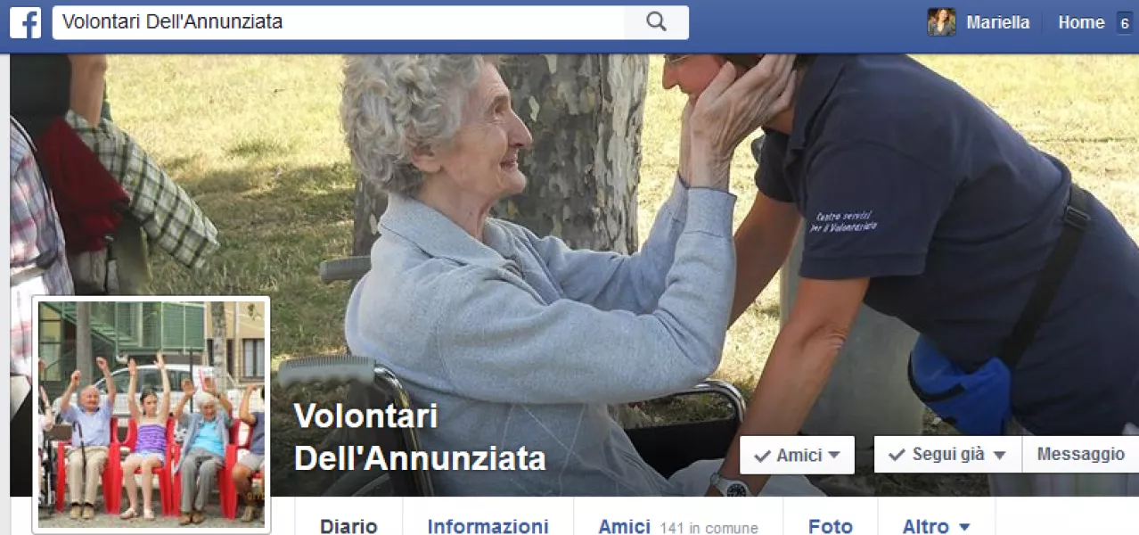L'associazione che si occupa del tempo licero degli anziani di Busca è presente anche su Facebook