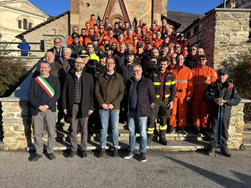 Esercitazione a Rossana del Gruppo locale Aib 