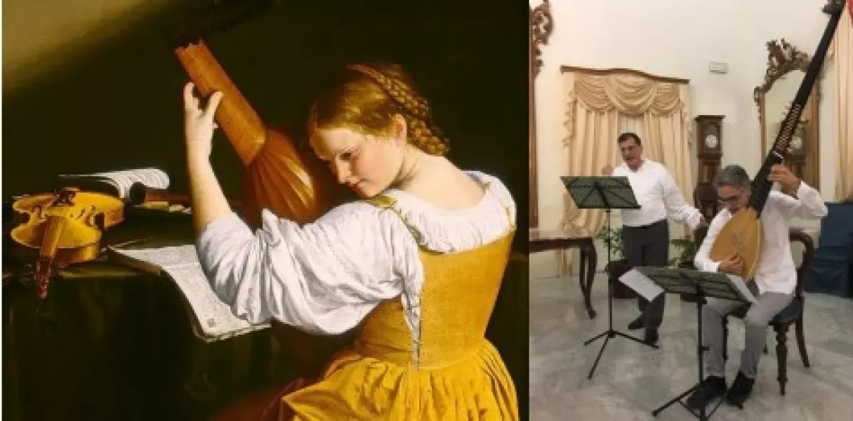 Un evento musicale con Angelo De Leonardi, baritono, e Pierluigi Ostuni, tiorba e chitarra, accompagna la visita alla mostra L’altra Metà. La donna nell’arte