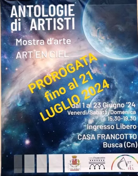 Prorogata fino al 21 luglio la mostra Antologie di artisti a  Casa  Francotto