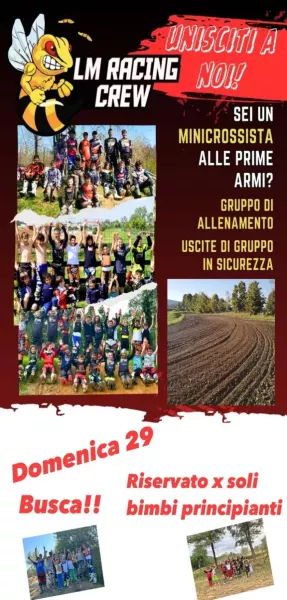 Domenica il Moto Club Busca apre la pista di Attissano ai minicrossisti