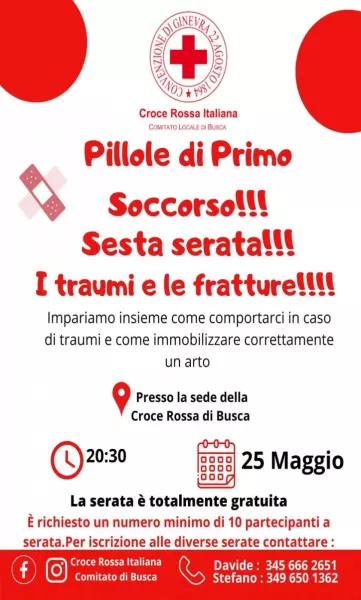 Pillole di primo soccorso: i traumi e le fratture