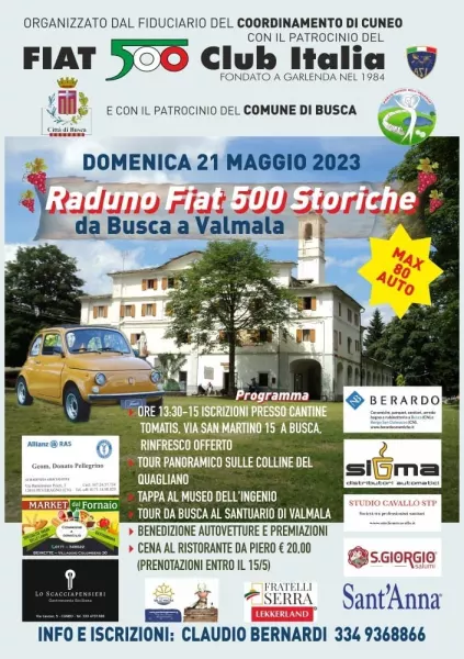 Domenica raduno delle Fiat 550 storiche