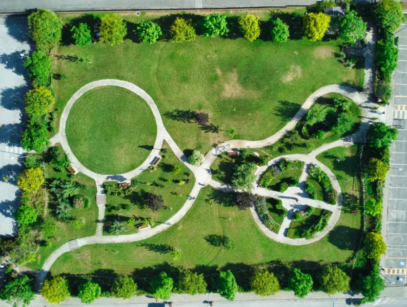 Il parco Giardino dell'Infinito