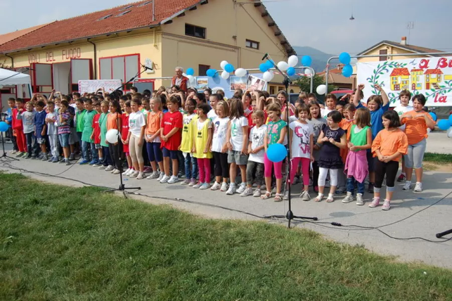 L'iniziativa GerMoglia la solidarietà dello scorso anno a Busca