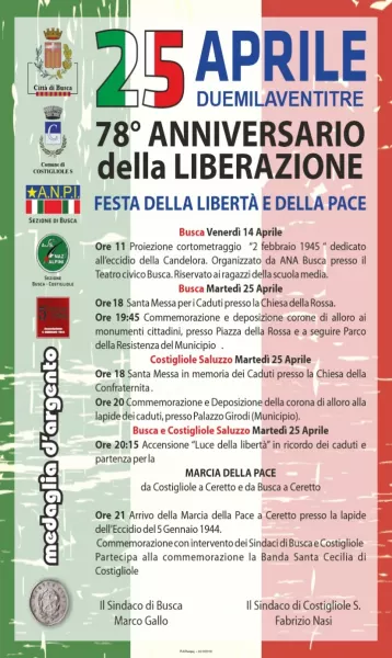 78° Anniversario della Liberazione