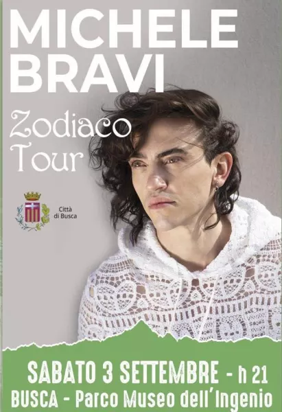  	Il festival sarà a Busca sabato 3 settembre con uno degli appuntamenti clou dell’edizione: alle ore 21 nel parco Museo dell’Ingenio Suoni dal Monviso con Occit’Amo presentano il concerto di Michele Bravi