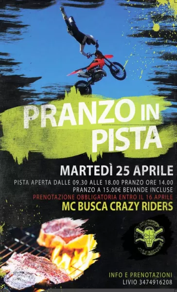 Pranzo in pista