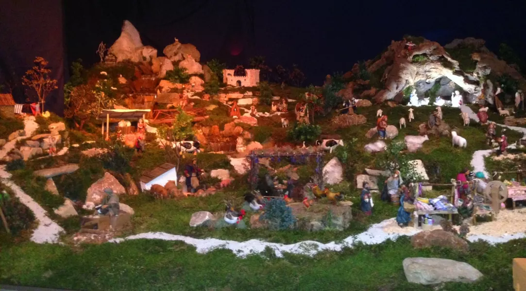 Il presepe della parrocchia Maria Vergine Assunta