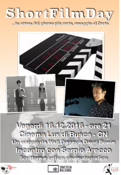 La locandina di ShortFilmDay il 16 dicembre al Lux 