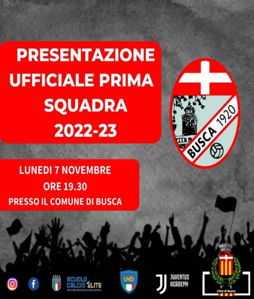 Lunedì il Busca Calcio  sarà ricevuto al palazzo comunale in un incontro aperto al pubblico