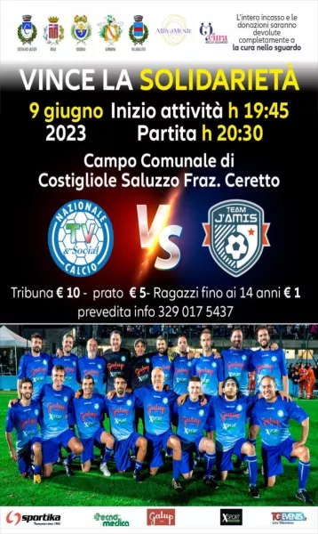 A ore 20,30 allo stadio di Ceretto