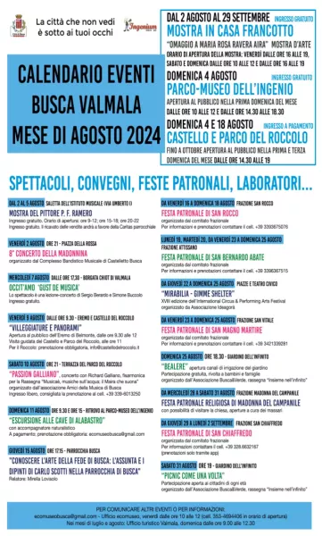 Eventi e appuntamenti di agosto