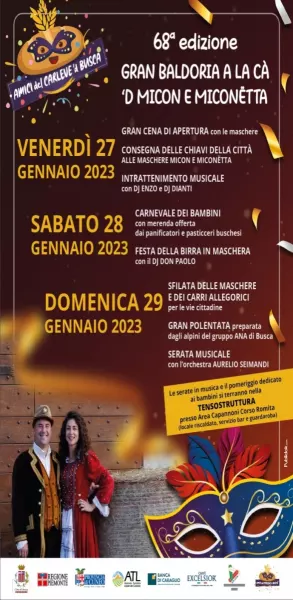 68^ edizione del Carnevale di Busca