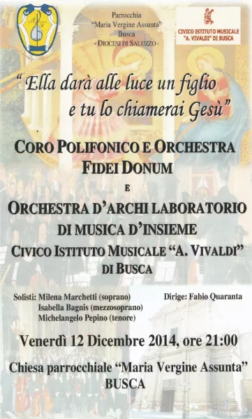 La locandina del concerto