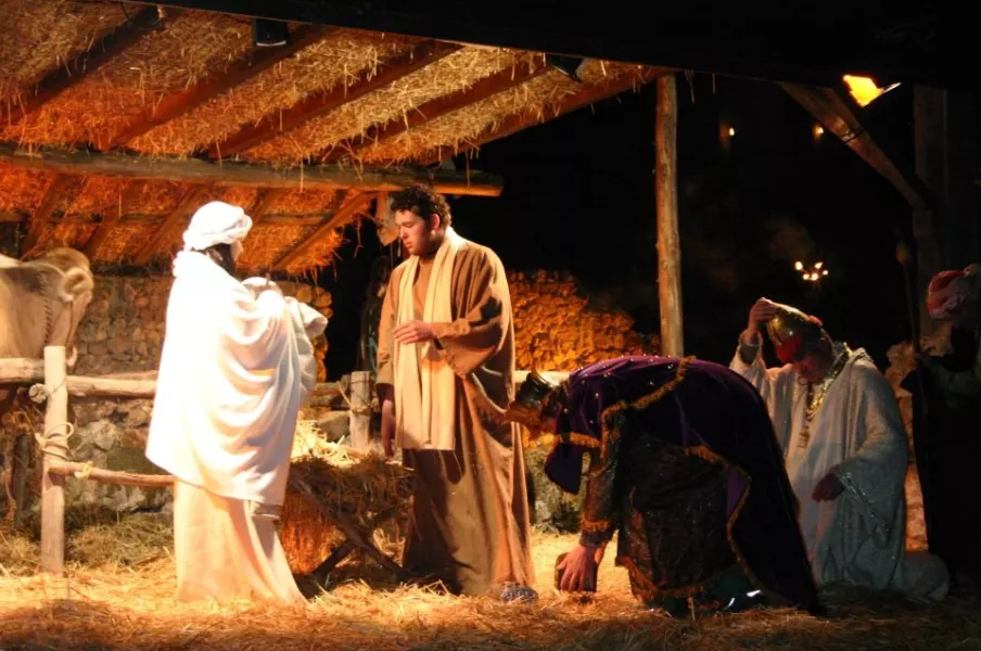 Un esempio di presepe vivente