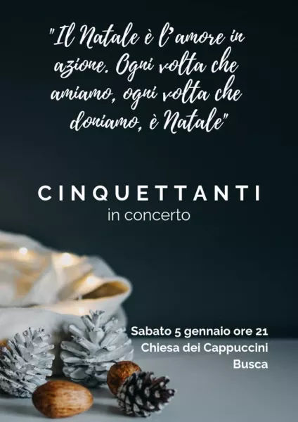 La locandina del concerto