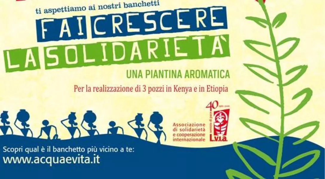 Il logo della campagna di solidarietà