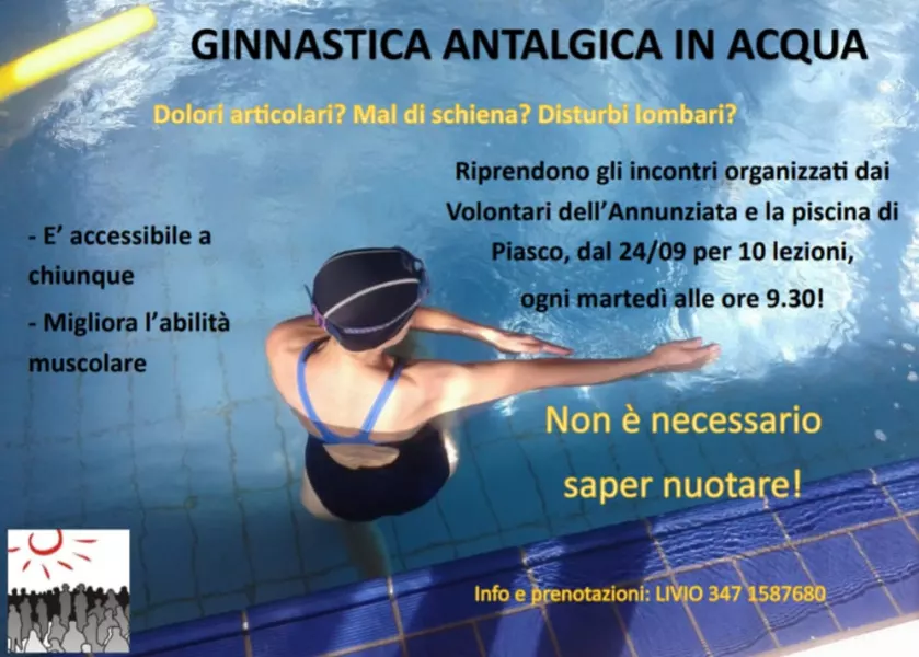 Corso di ginnastica antalgica in acqua