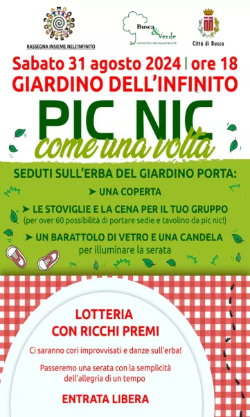 Sabato nel Giardino dell'infinito pic-nic come una volta