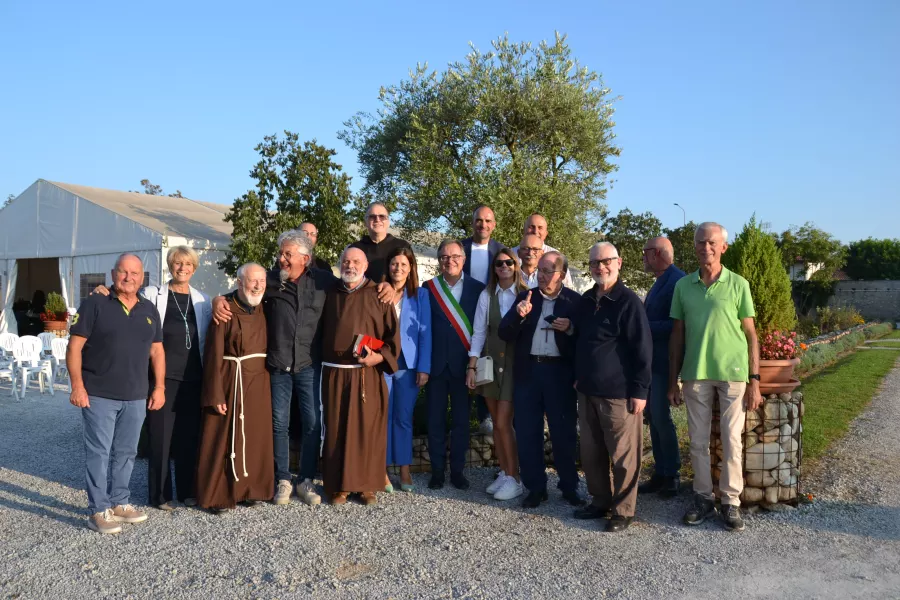 Inaugurato il giardino di san Francesco nel parco-museo dell'Ingenio