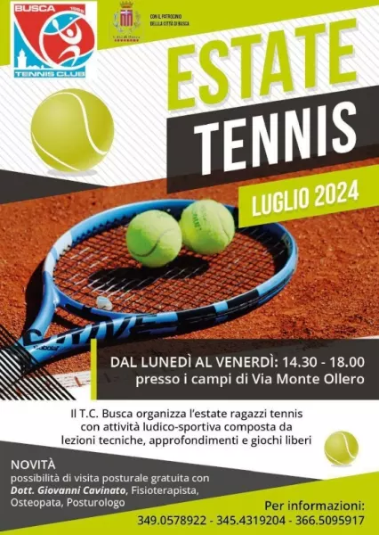 Estate tennis nei pomeriggi di luglio