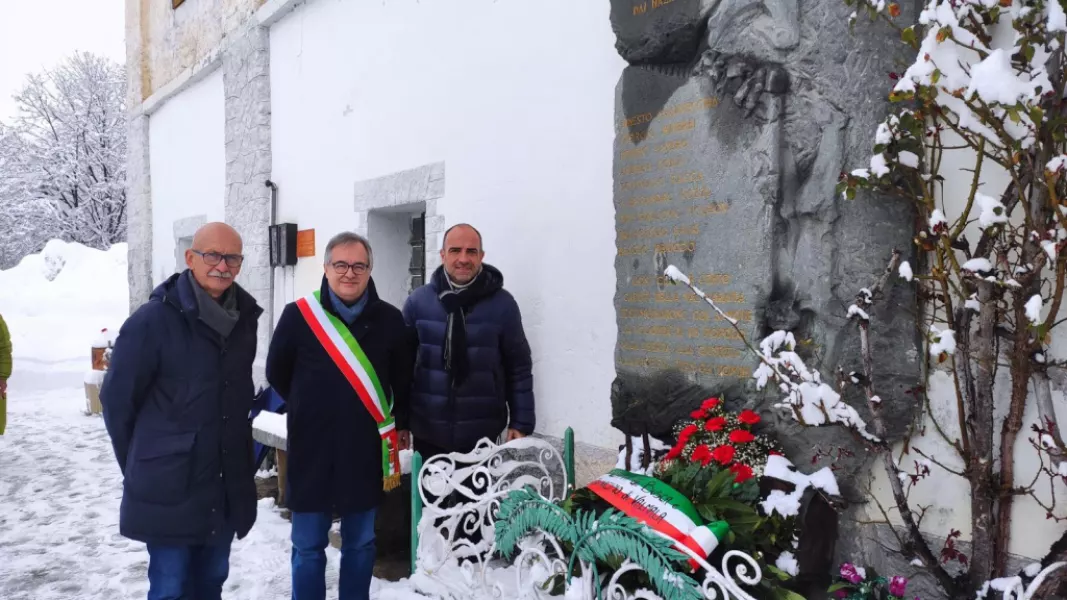 Ieri mattina al santuario di Valmala si è tenuta la commemorazione dei nove Caduti Partigiani, uccisi il 6 marzo 1945 dai fascisti della Monterosa