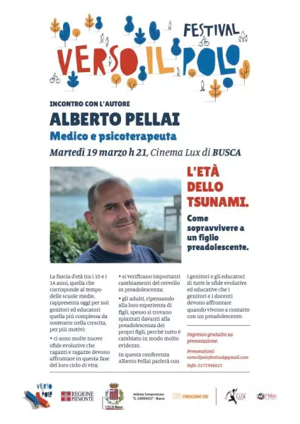 Si è reso necessario un cambio di location per accogliere più pubblico possibile all’incontro con Alberto Pellai, medico e psicoterapeuta,  in programma martedì 19 marzo alle ore 21