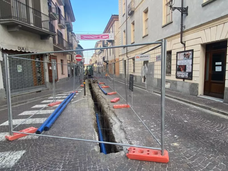 Riaperto il cantiere in via Umberto I per il terzo e ultimo tratto dei lavori a cura dell'Acda