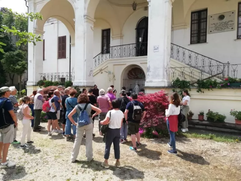 Visitatori all'Eremo di Belmonte