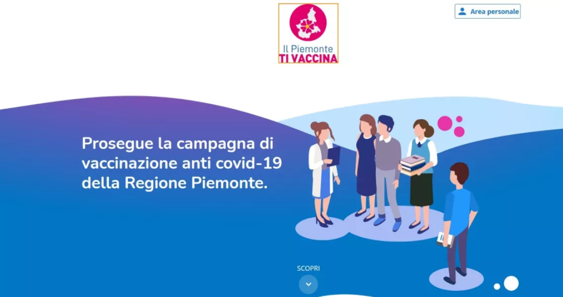 Per accedere alla vaccinazione non è necessaria alcuna prenotazione ma è possibile effettuare una preadesione sul portare della Regione Piemonte www.ilpiemontetivaccina.it 