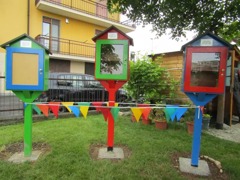 Le piccole biblioteche  del Giardino dell’Infinito