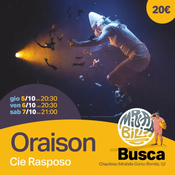 Da domani a sabato Rasposo in scena a Busca