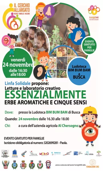 Alla ludoteca Bim Bum Bam nuovo evento gratuito per famiglie de' Il cerchio allargato