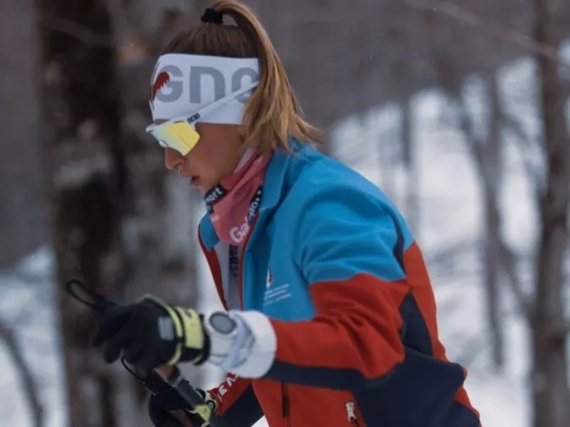 Elisa Gallo durante la gara di sabato scorso che l'ha laureata campionessa italiana