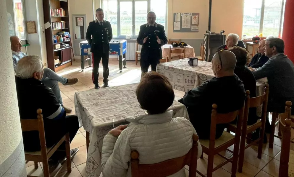 Incontro con i Carabinieri a San a Chiaffredo