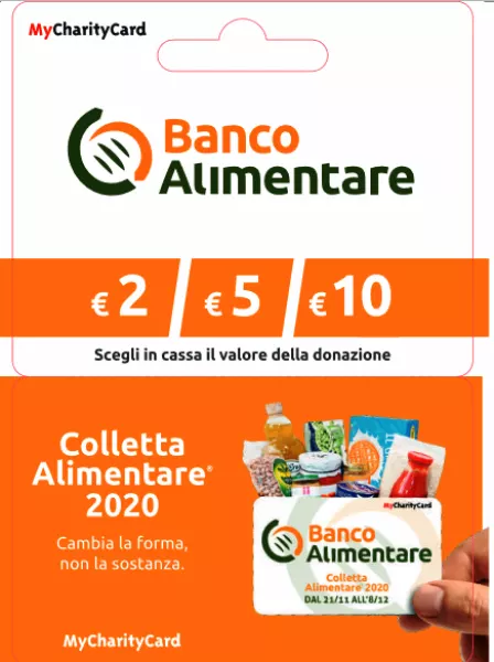 Colletta alimentare: quest’anno la spesa si fa con le card