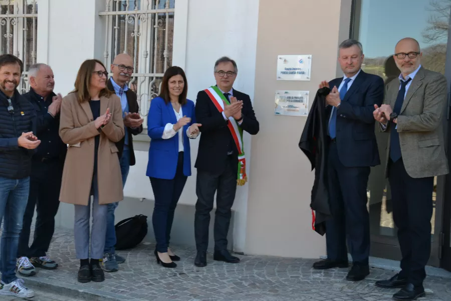 Questa mattina l'inaugurazione dello spazio incontri Porta Santa Maria 