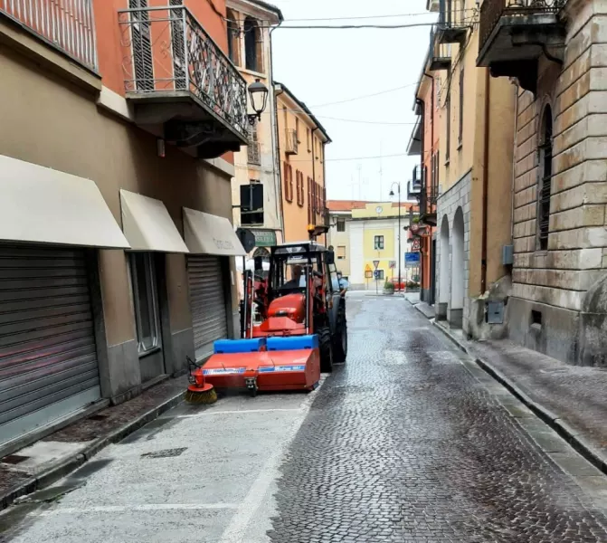 Pulizia delle strade comunali