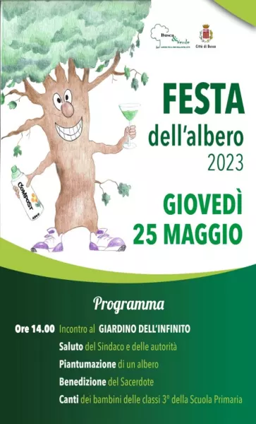 Giovedì 25 maggio la Festa dell’albero