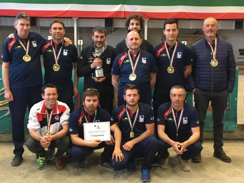 La squadra Bocciofila Buschese Petanque 