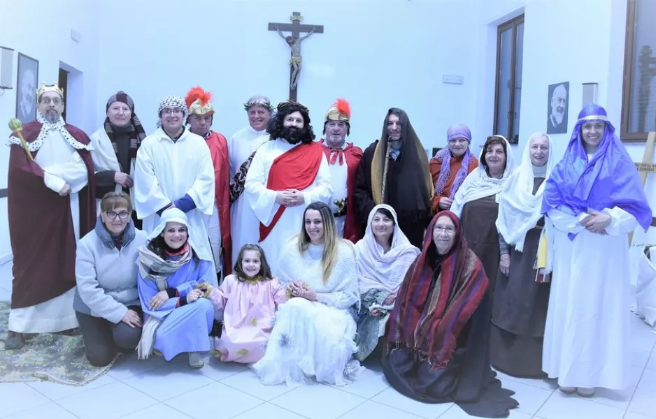 Sacra rappresentazione a cura degli Amici del Presepe