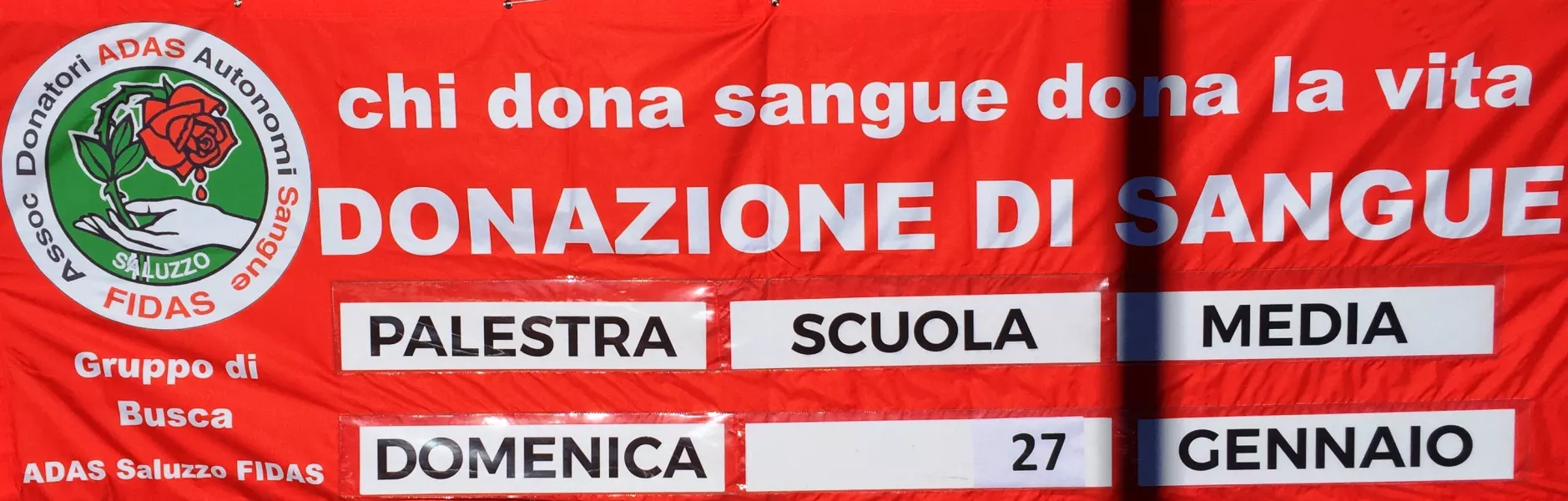 Giornata della raccolta dei donatori di sangue Adas-Fidas