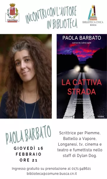 Paola Barbato agli Incontri in biblioteca